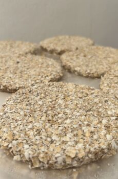Medallon rebozado en avena (pack de 4)