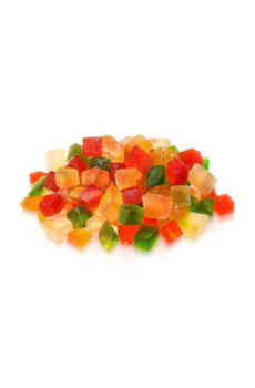 Frutas abrillantadas comun